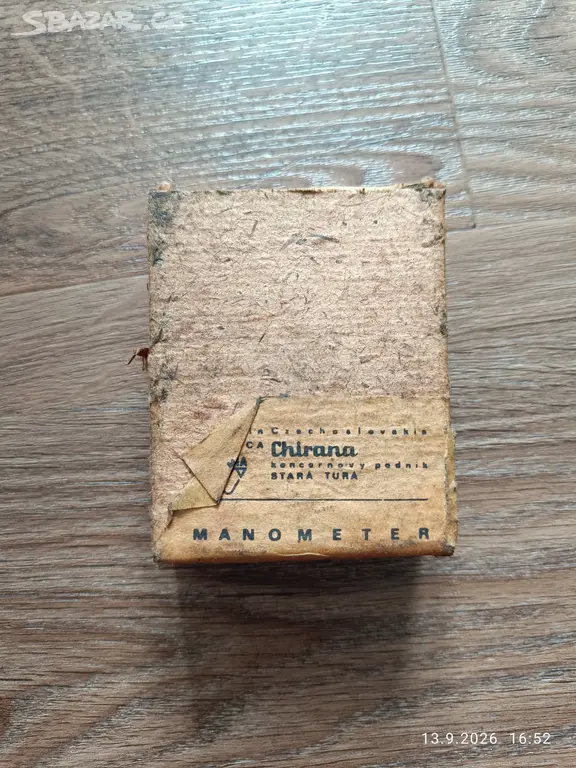 Kyslíkový manometr 0-25 MPa Chirana Prema ČSSR - Kladno - Bazar - Sbazar.cz