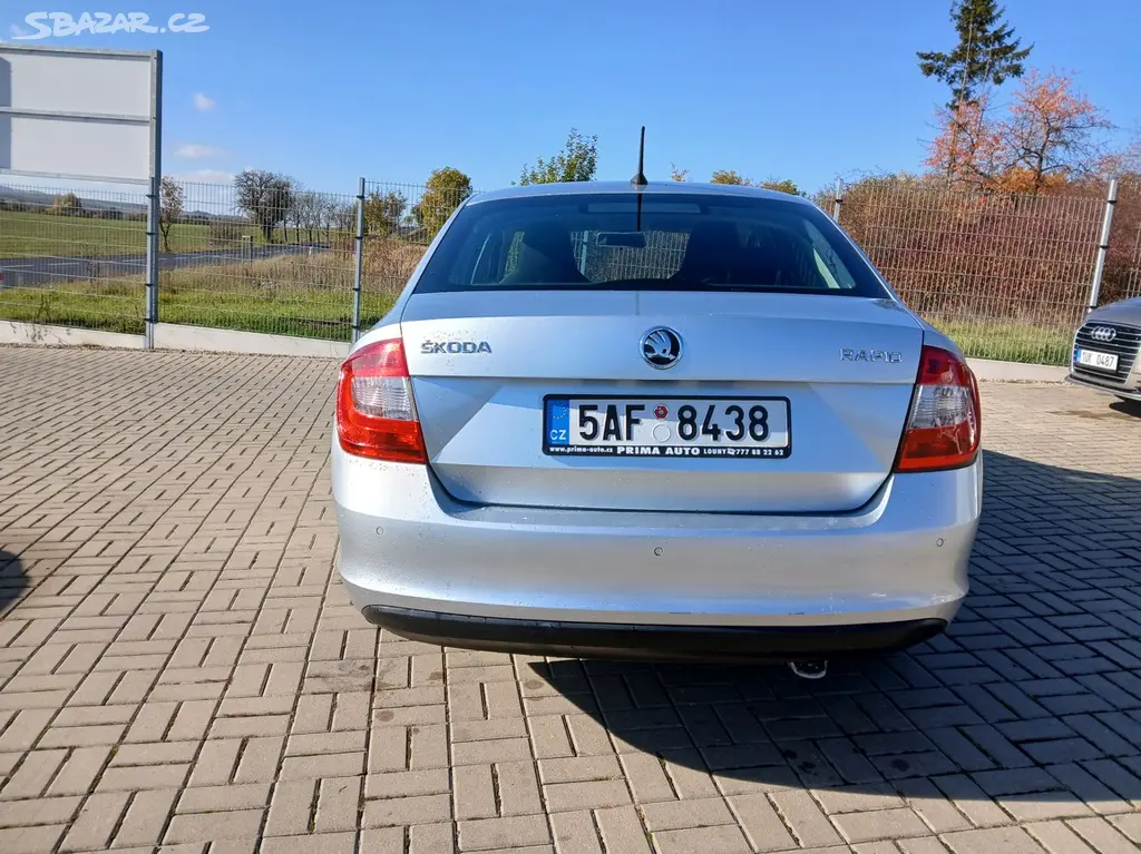 Škoda Rapid 1,4 TDI Klimatizace Původ ČR - fotka 4